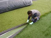 Sanctuary Synthetics artificial grass installation installing artificial grass