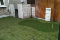 Domestic Putting Green After