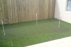 Domestic Putting Green After