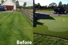 Putting Green Before & After