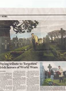 Glasnevin article - Armistice Day 2010