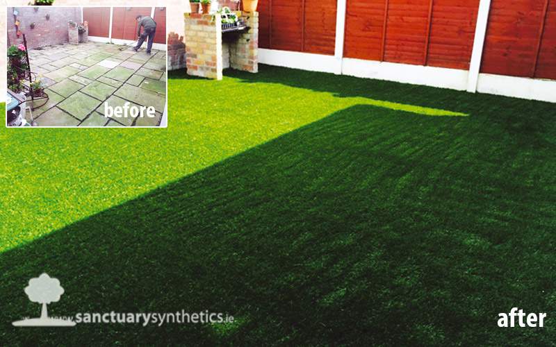 Artificial grass for home gardens Sanctuary Synthetics