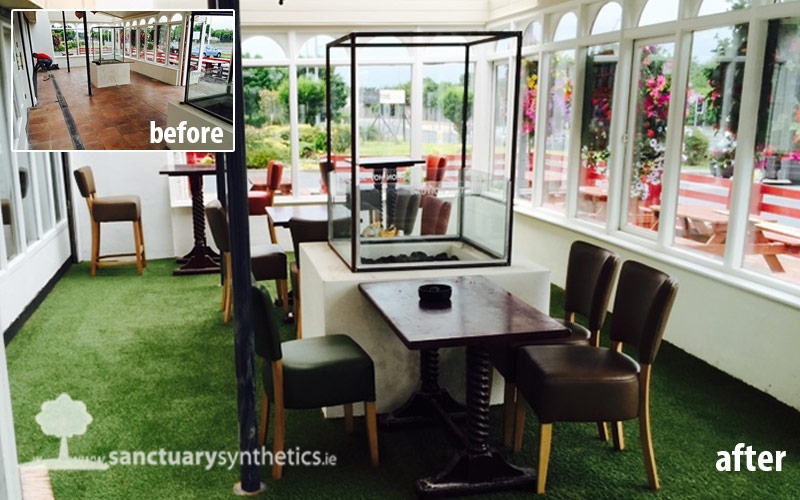 Artificial grass – the perfect solution for beer gardens
