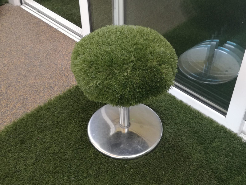 Green Grass Stool