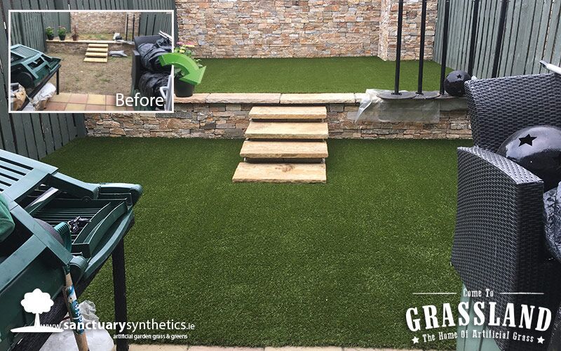 Split Level Dublin garden