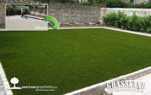 artificial grass lawn in Dublin