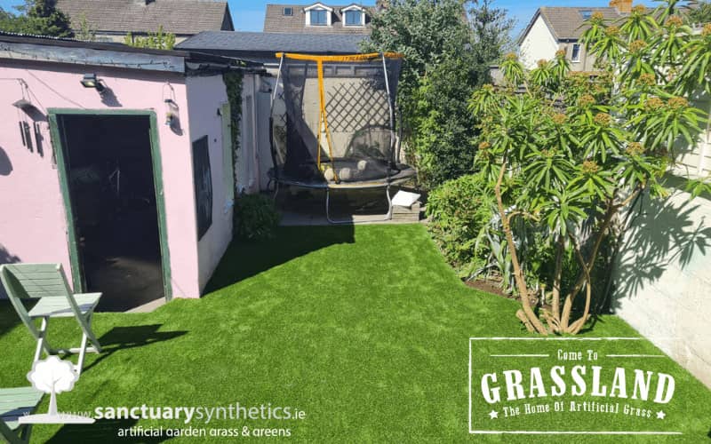 artificial garden grass lawn in Dublin - After