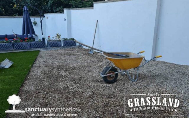 adding to existing artificial grass Dublin