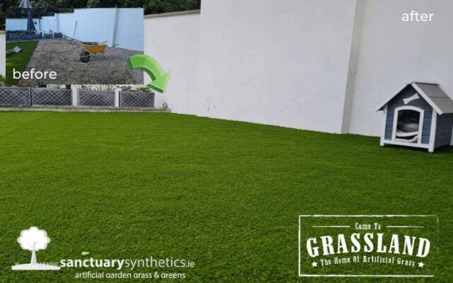 adding to existing artificial grass Dublin