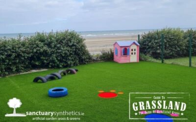 Artificial grass in childcare facility AFTER