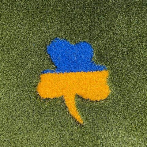 UKRAINE Appeal Artificial Grass Doormat