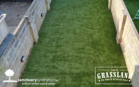 AFTER garden overhaul with artificial grass