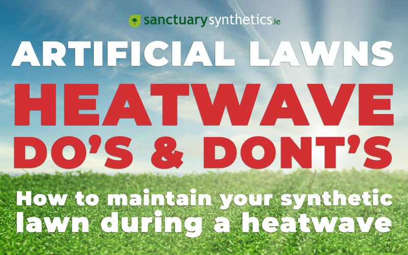 How to maintain artificial grass in a heatwave featured image