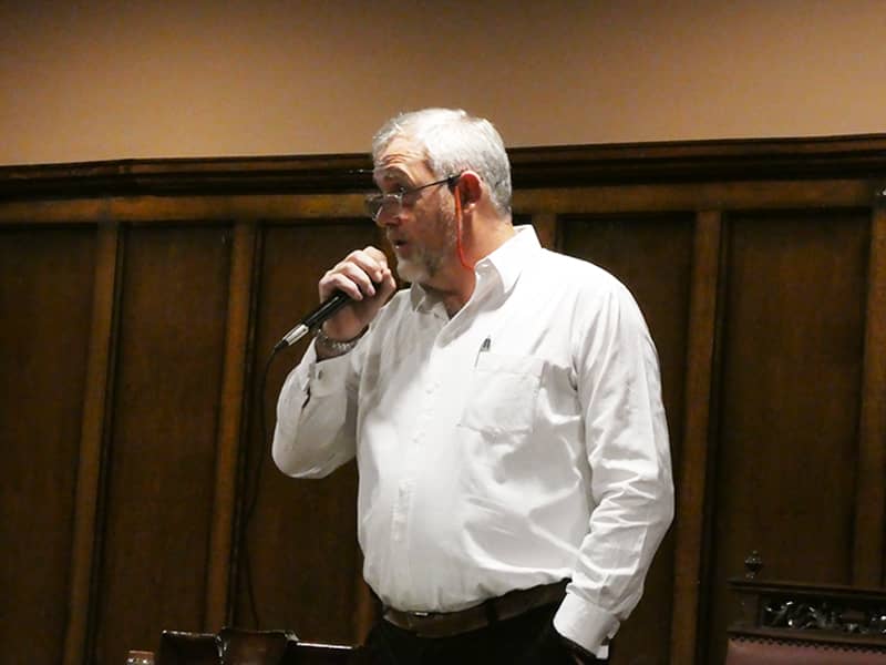 Mark O Loughin at the launch of The Big Hairy Green Book in Lawlors Hotel - 11th January 2023