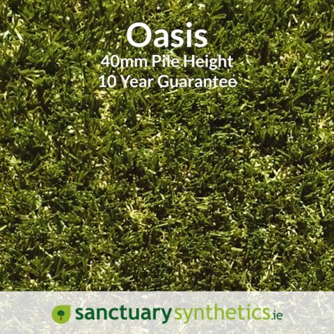 close up image banner for Sanctuary OASIS 40mm artificial grass